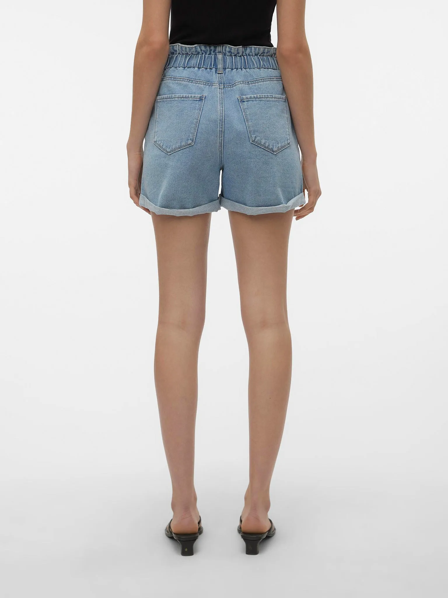 Γυναικείο σορτς VMLYRA HR PAPERBAG SHORTS MIX 10307784 | 10307784