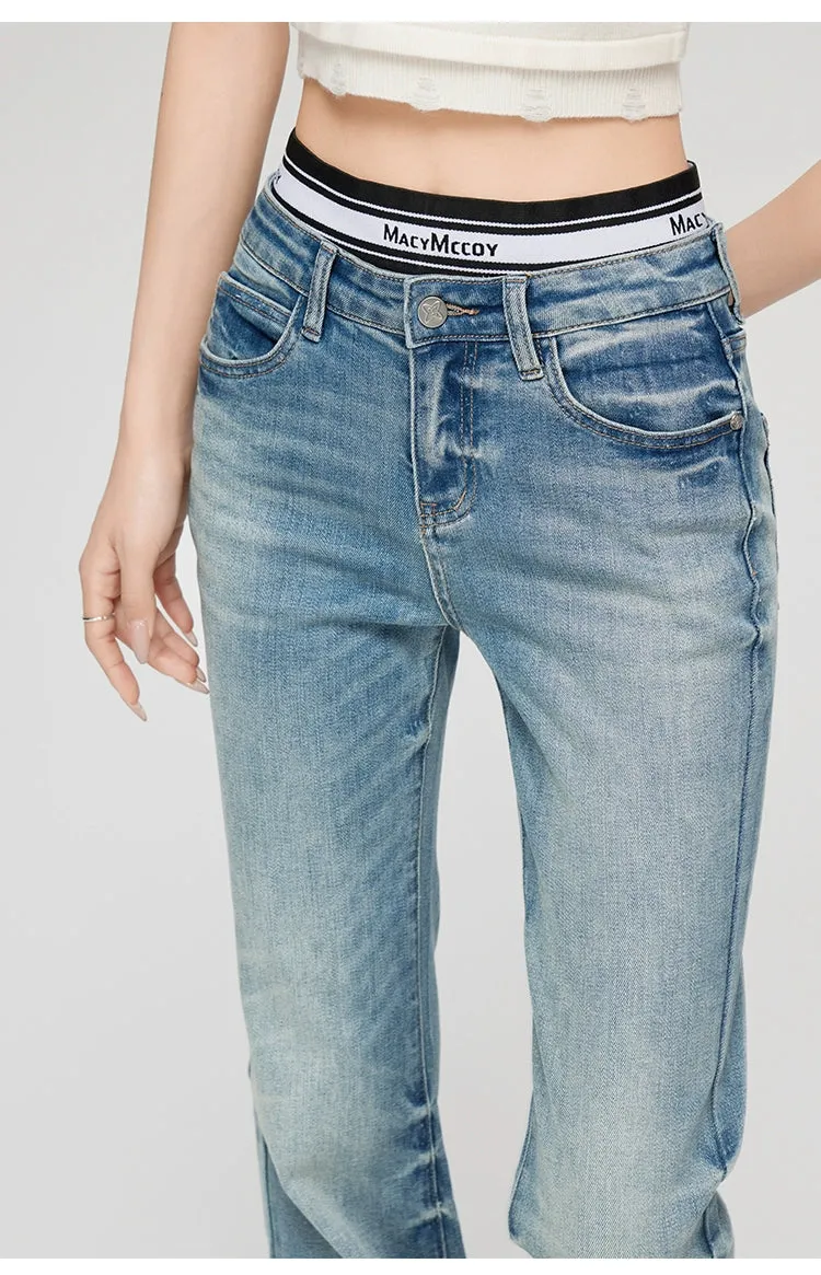 2-in-1 Flared Jeans