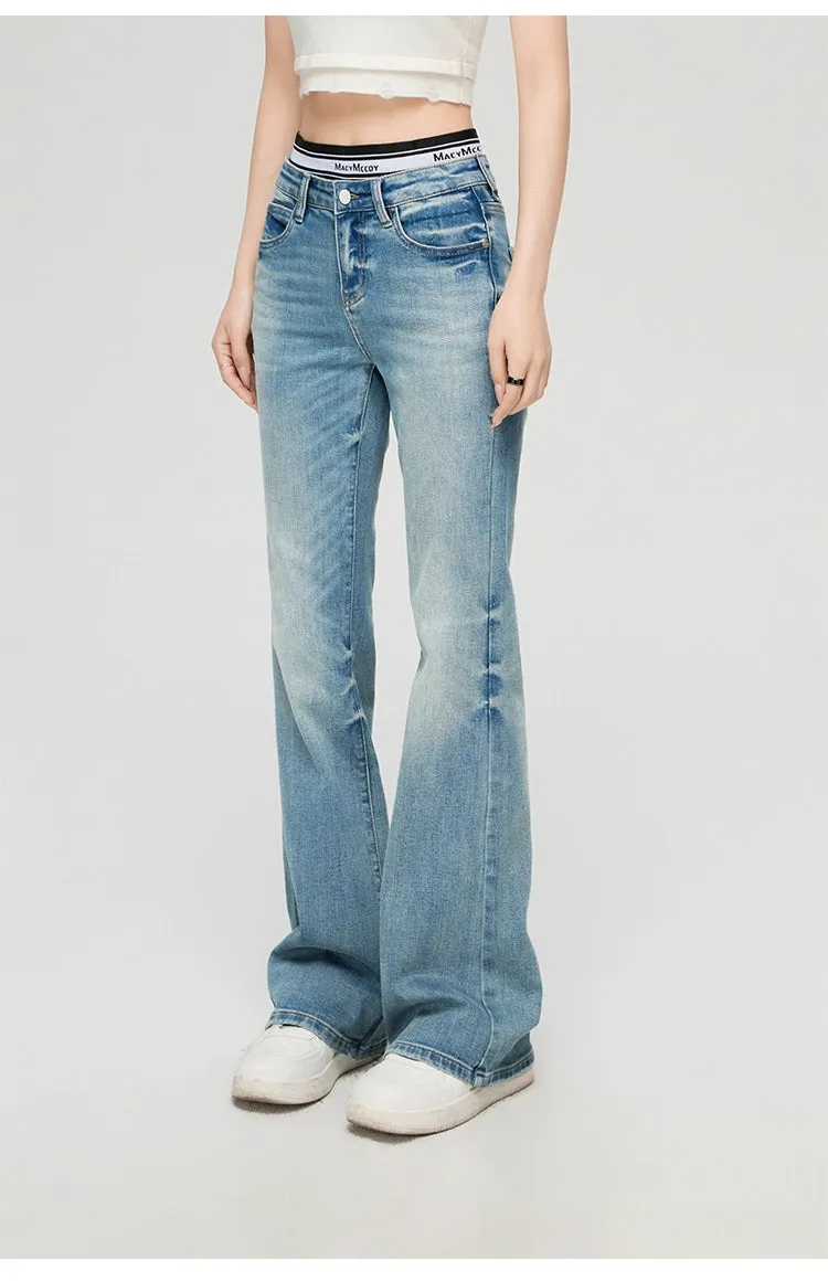 2-in-1 Flared Jeans