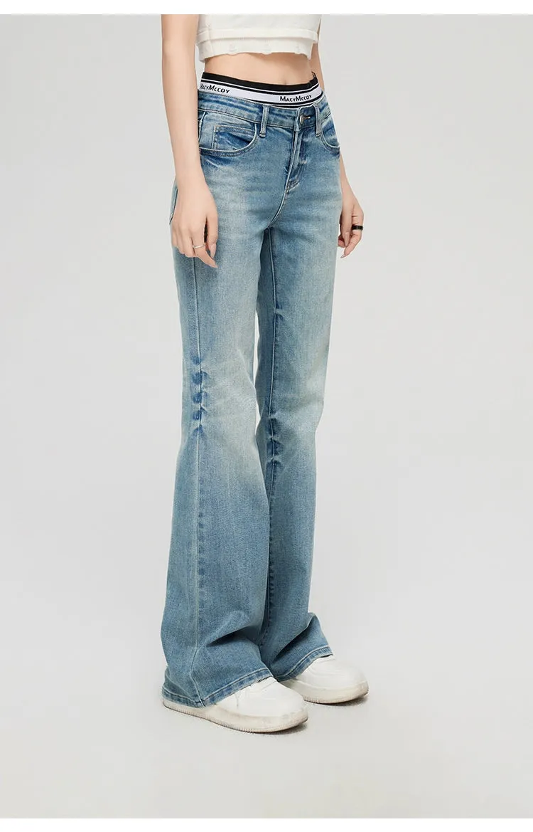 2-in-1 Flared Jeans