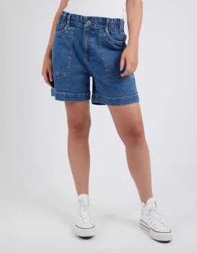 Atlas Denim Short Dark Blue Wash