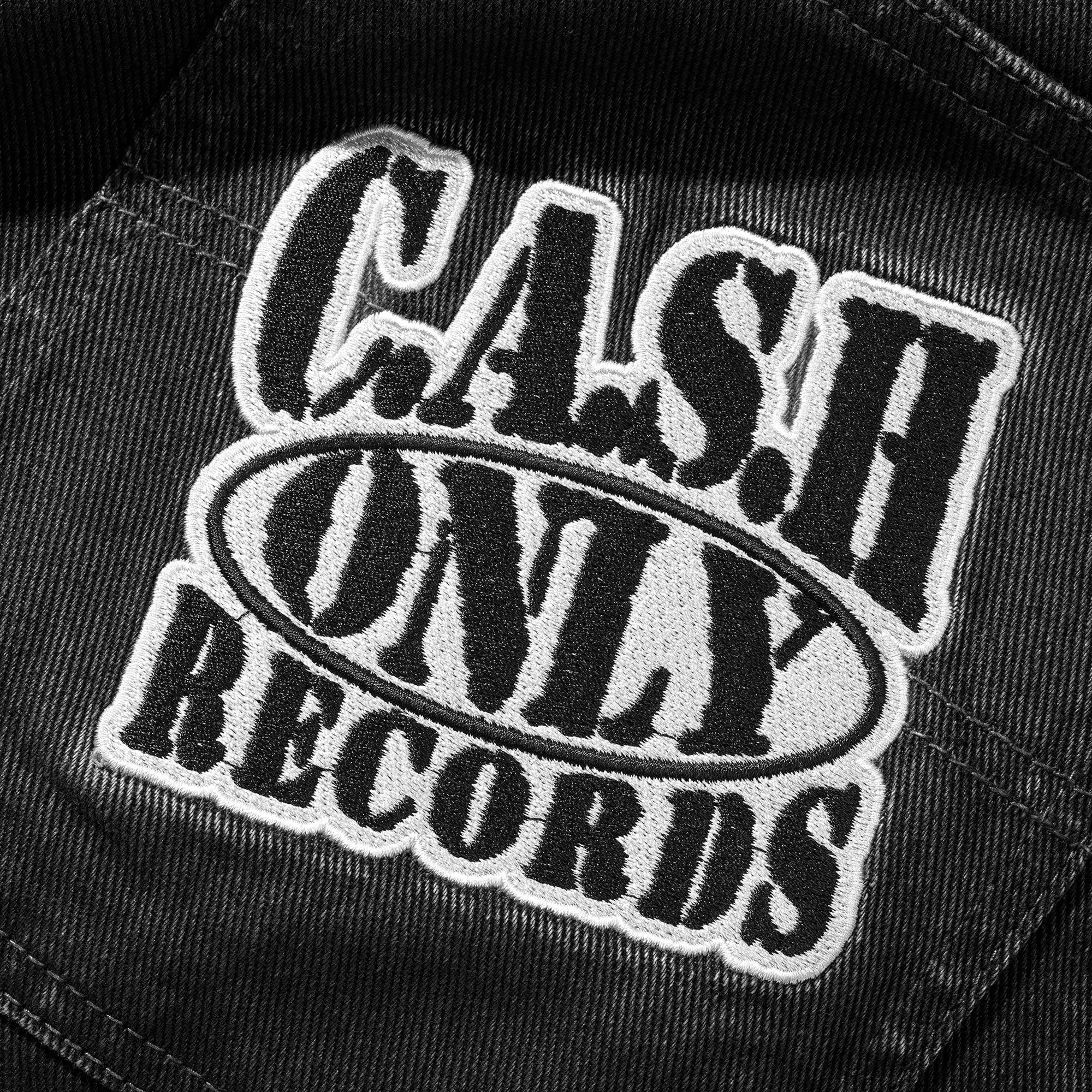 Cash Only Records Denim Shorts - Black