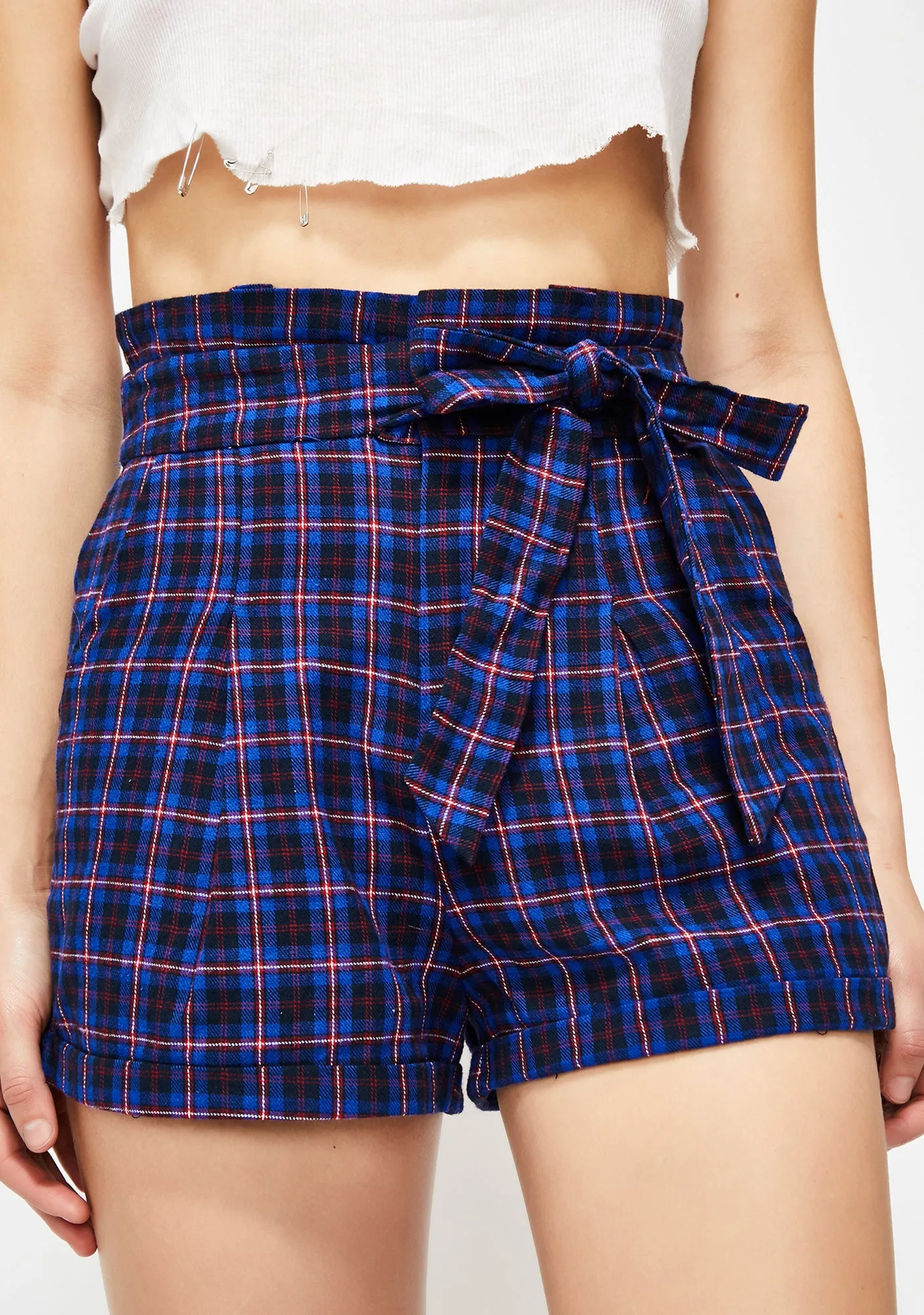 Cobalt Lost Society Plaid Shorts