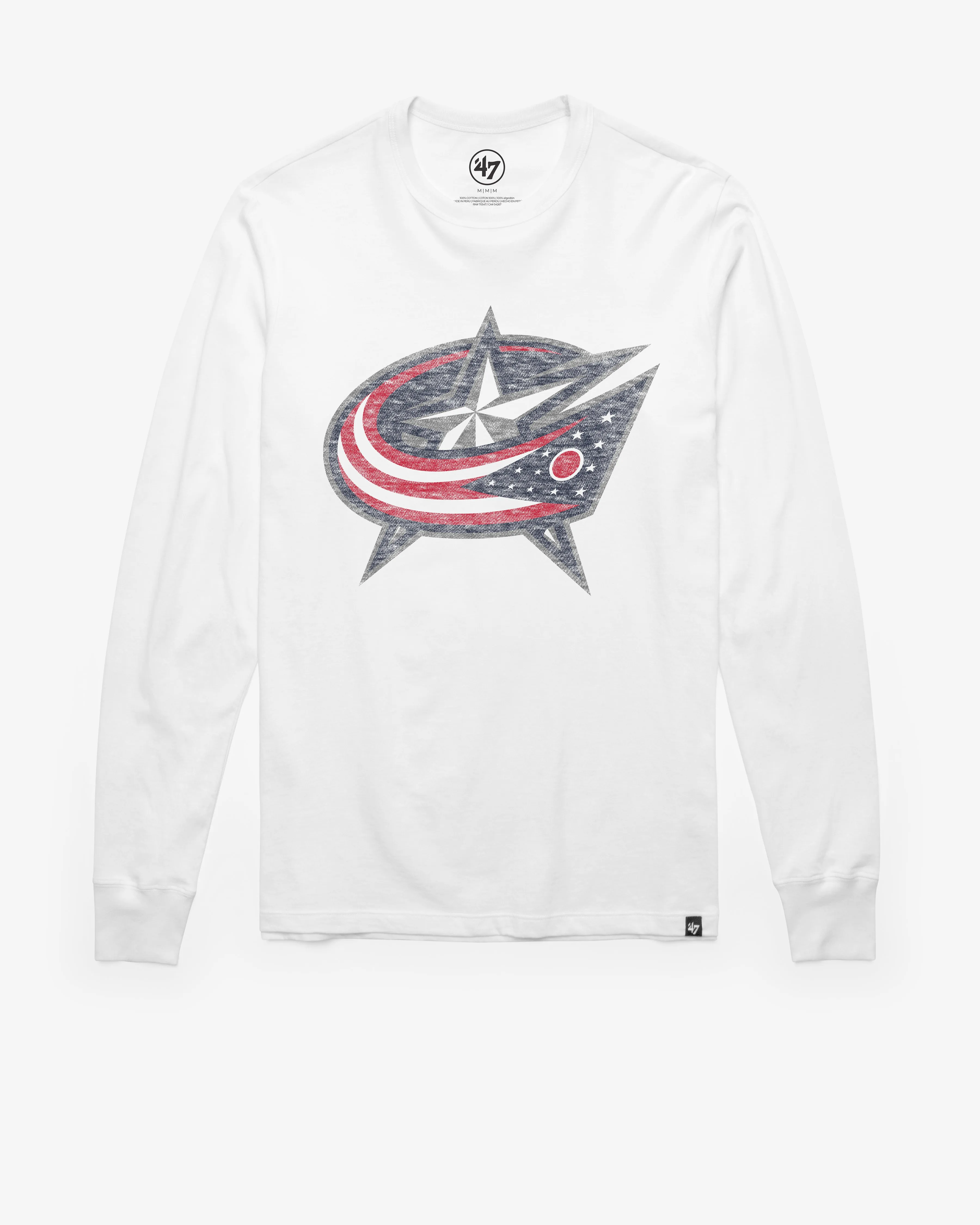 COLUMBUS BLUE JACKETS PREMIER '47 FRANKLIN LONG SLEEVE TEE