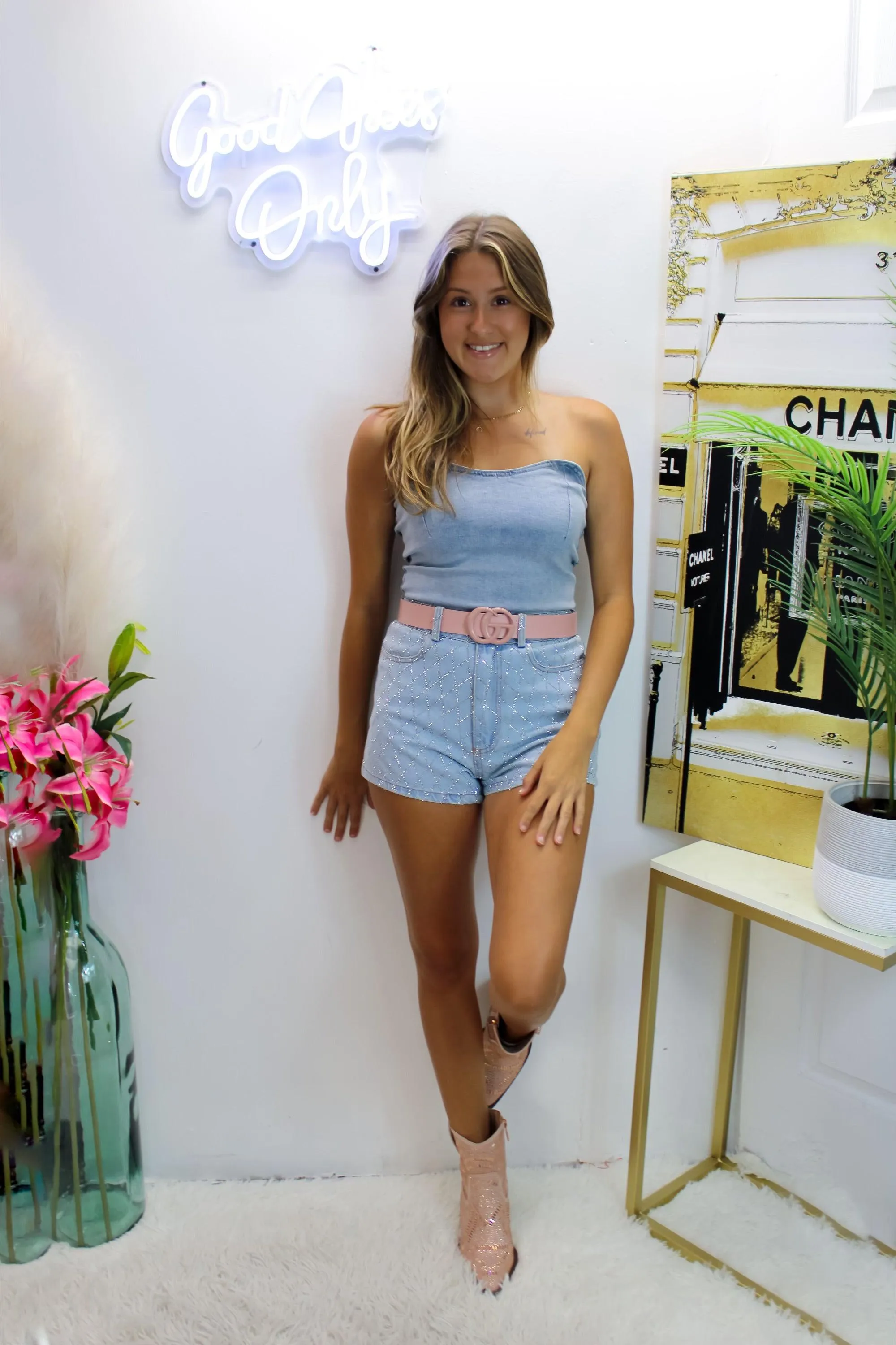 Dazzling Denim Shorts