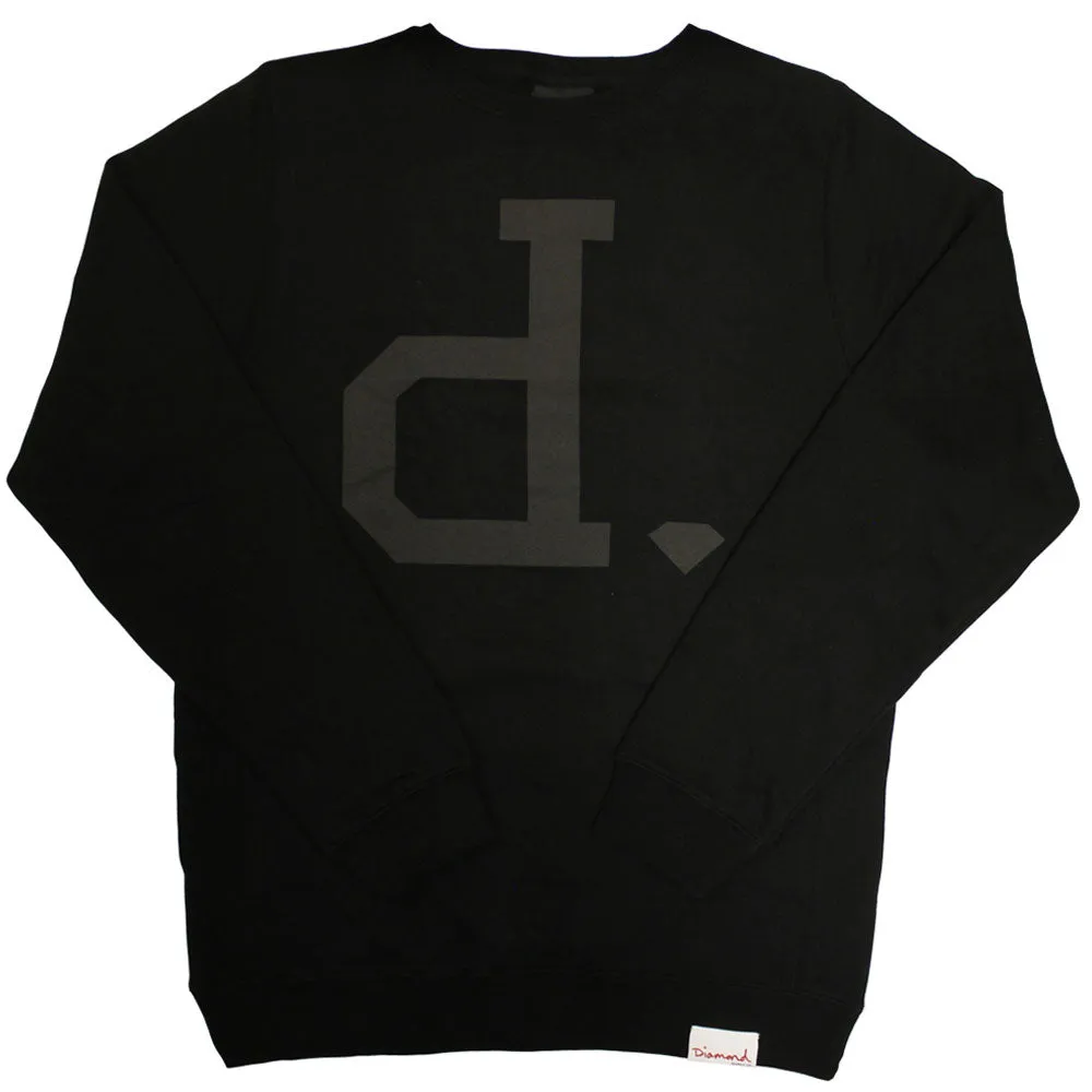 Diamond Supply Co Tonal Un Polo Sweatshirt Black