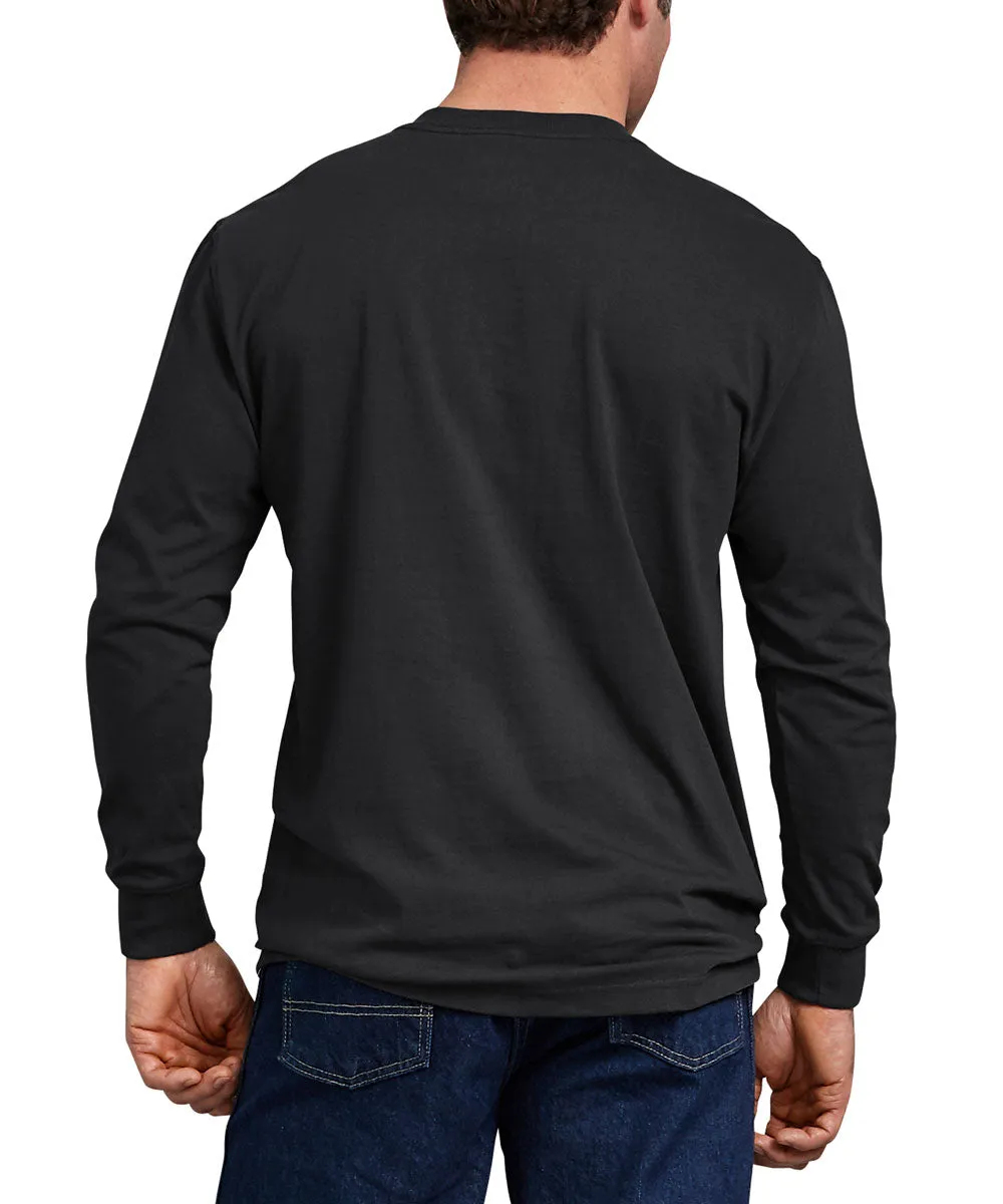 Dickies Heavyweight Long Sleeve Pocket T-shirt - Black