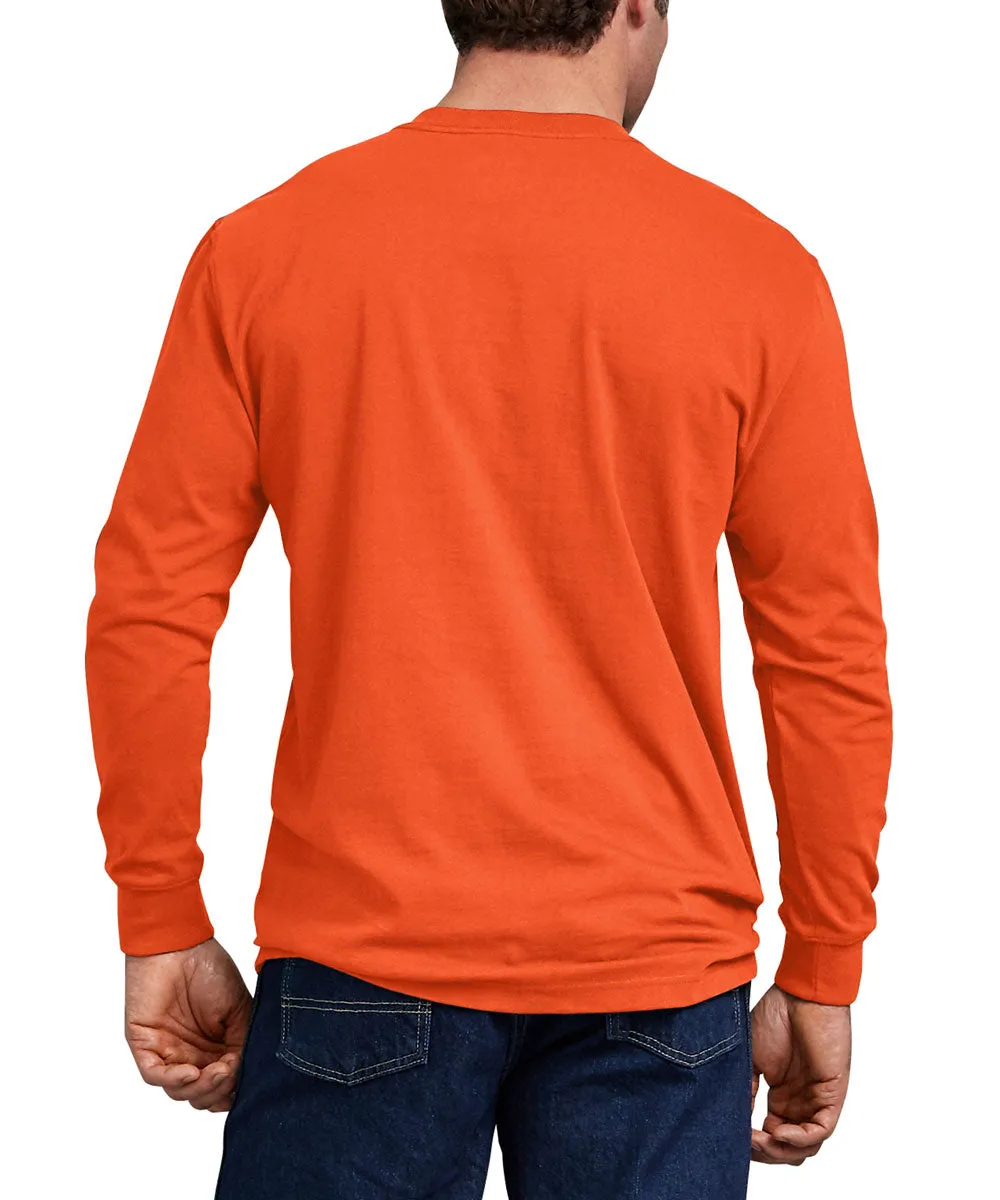 Dickies Heavyweight Long Sleeve Pocket T-shirt - Orange