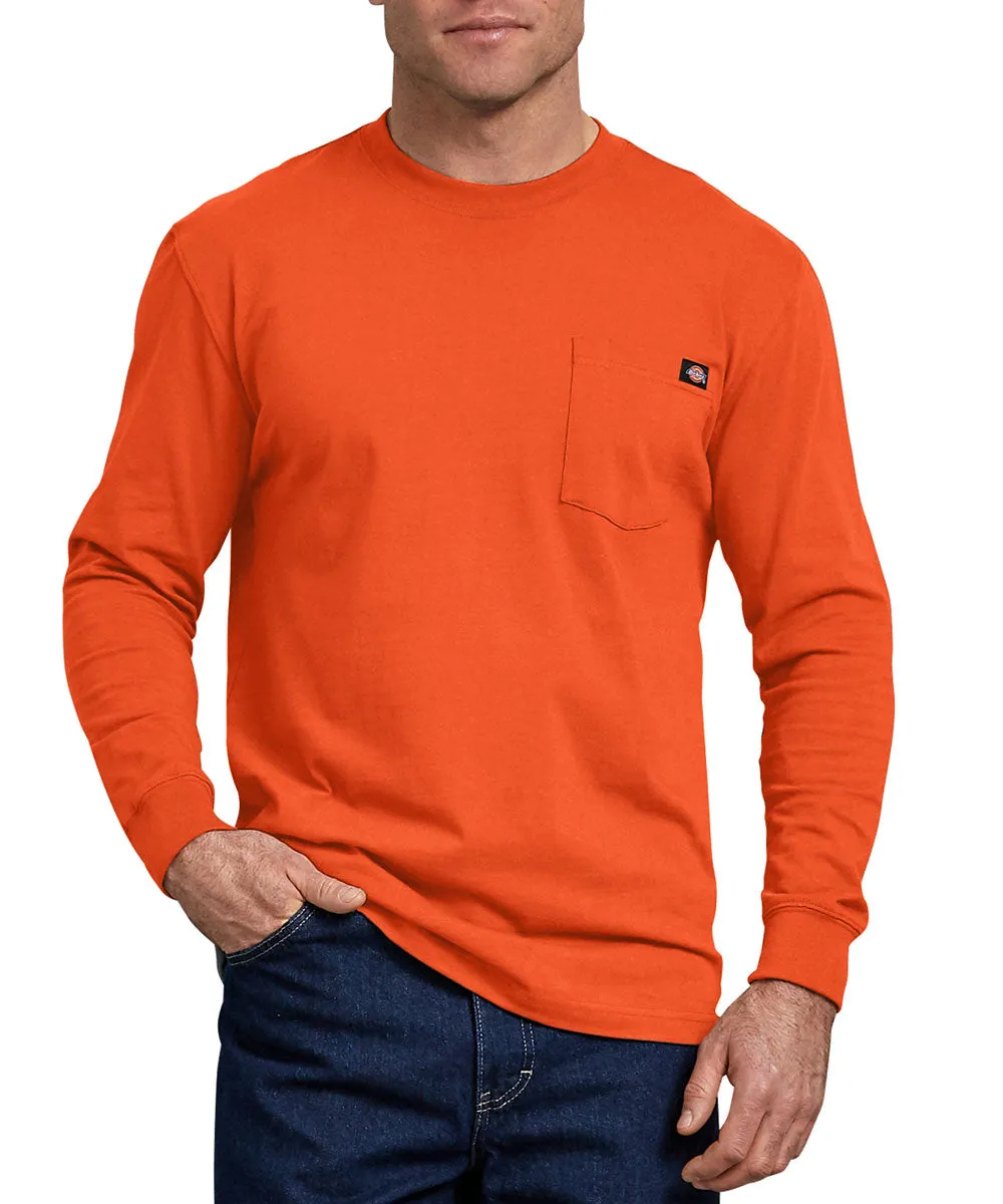 Dickies Heavyweight Long Sleeve Pocket T-shirt - Orange