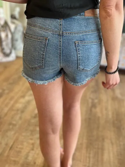 Ellie Denim Cutoff Shorts