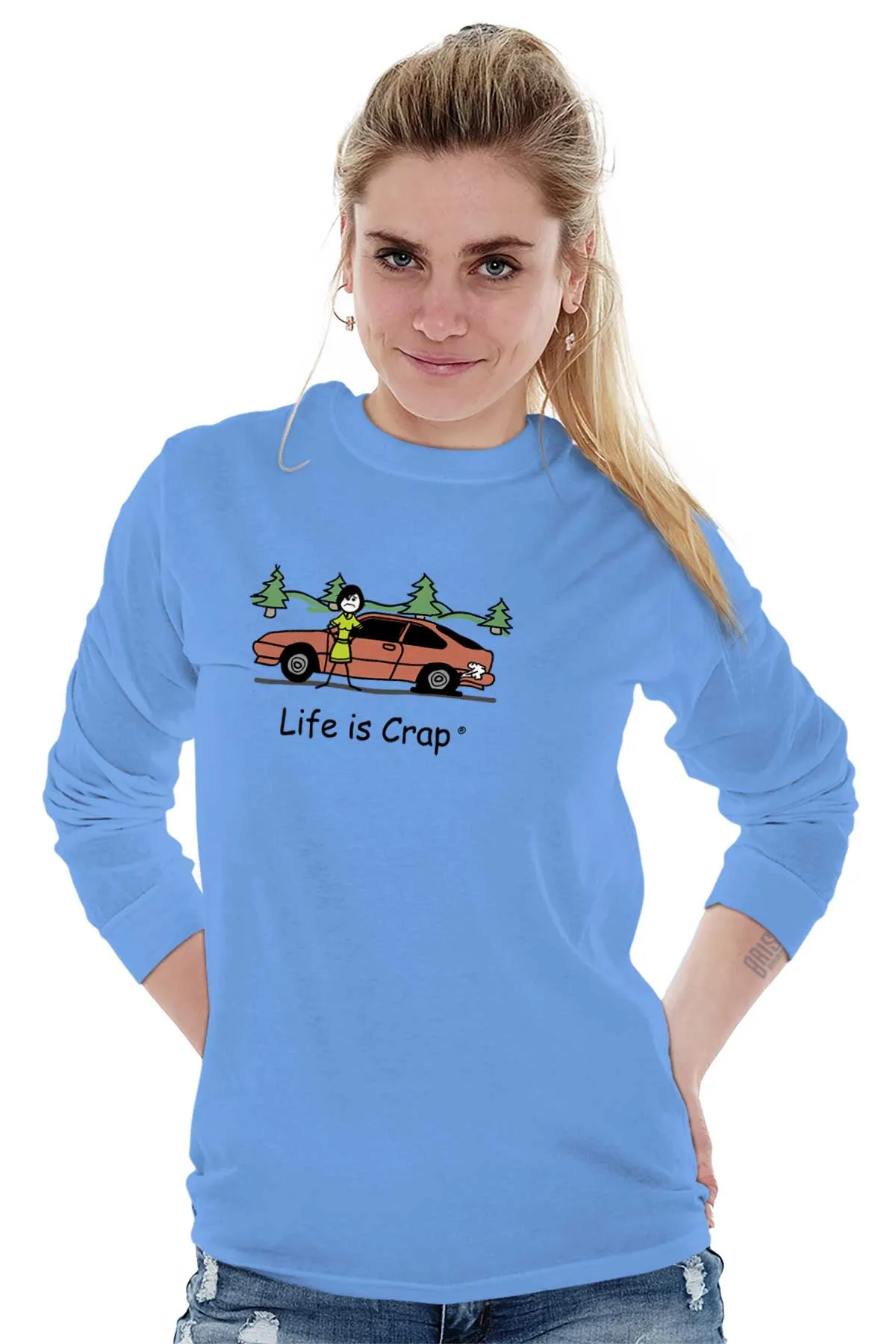 Flat Tire Long Sleeve Tee