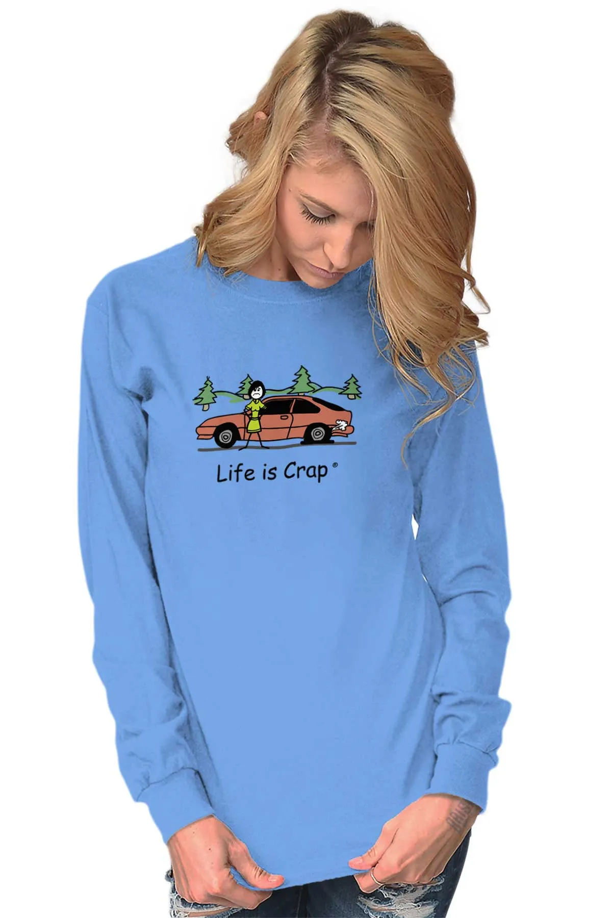 Flat Tire Long Sleeve Tee