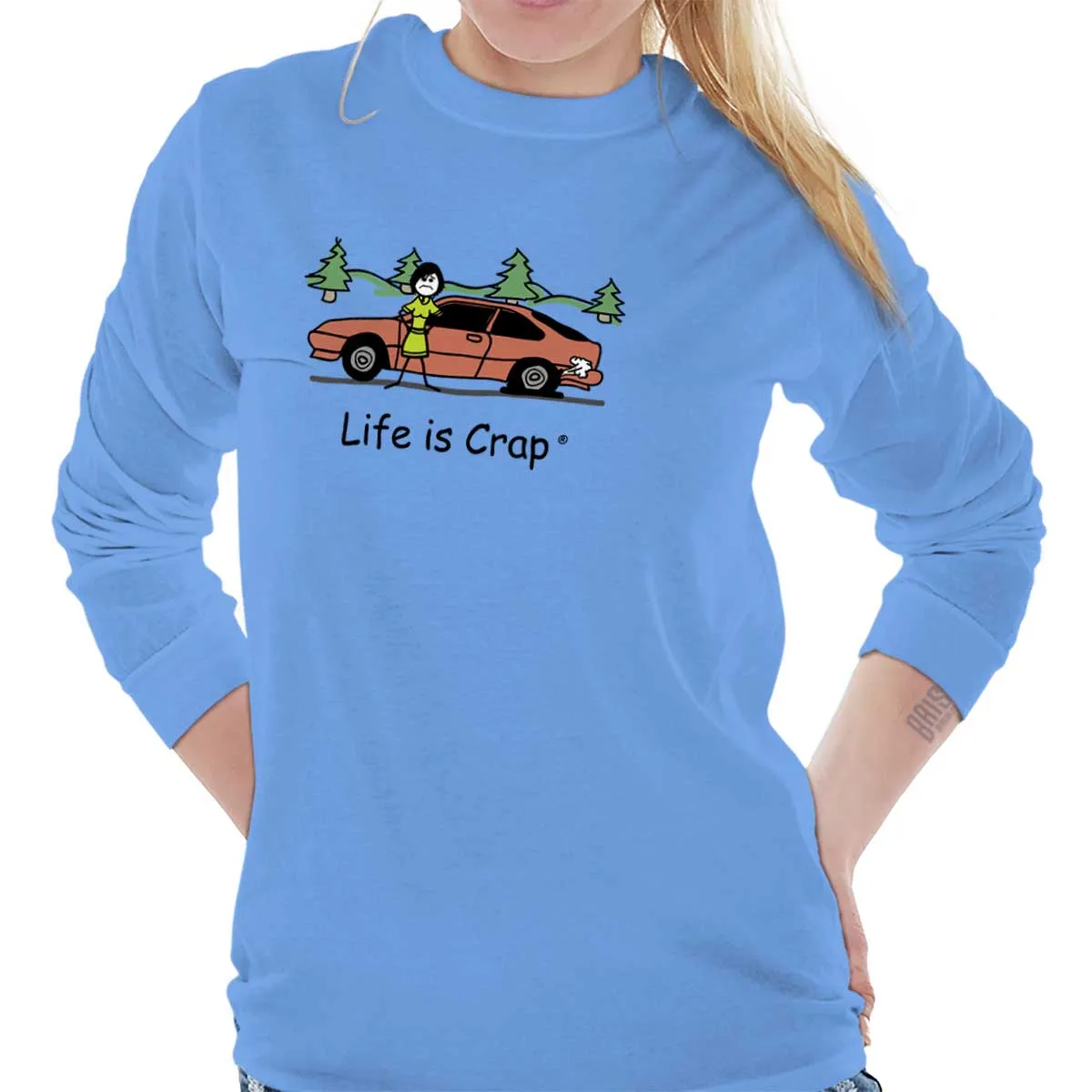 Flat Tire Long Sleeve Tee