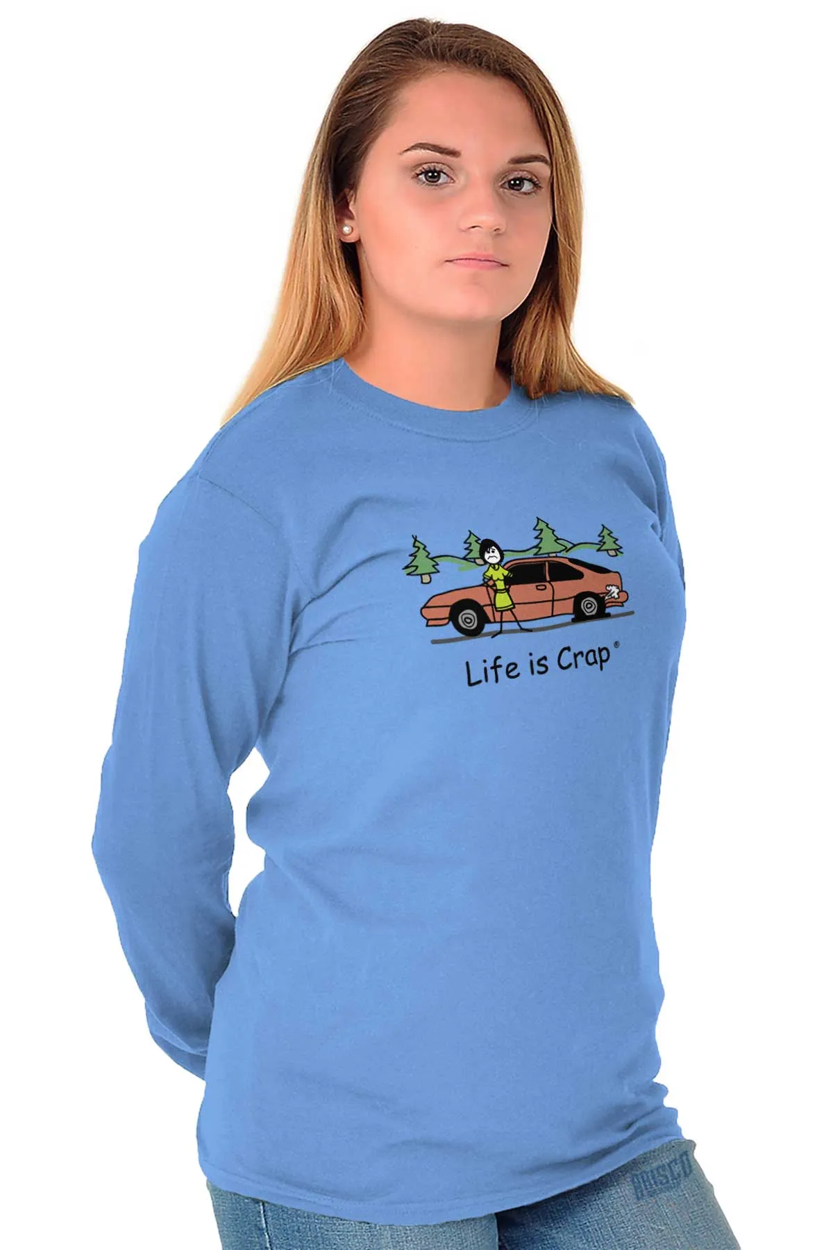 Flat Tire Long Sleeve Tee