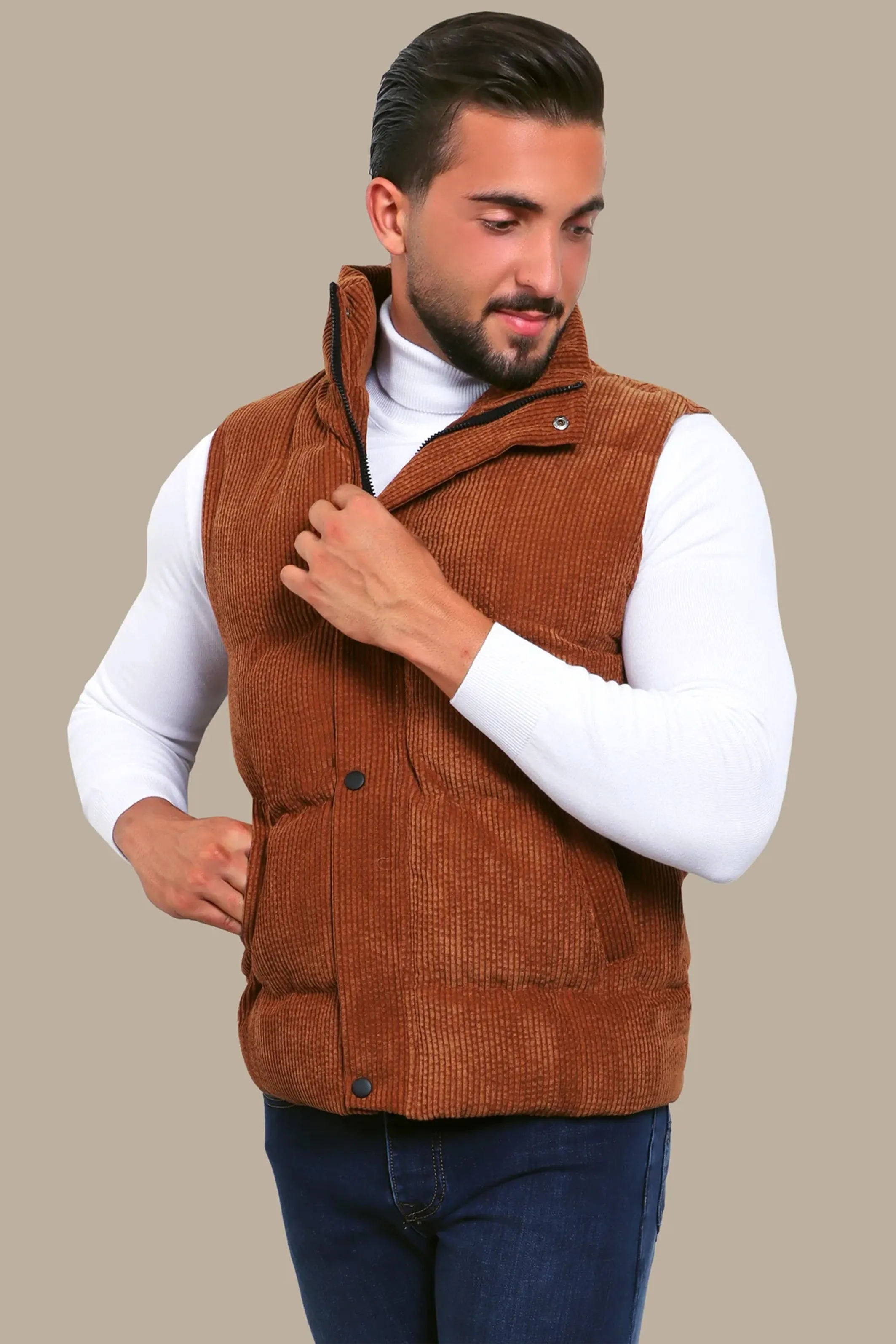 Havane Corduroy Vest