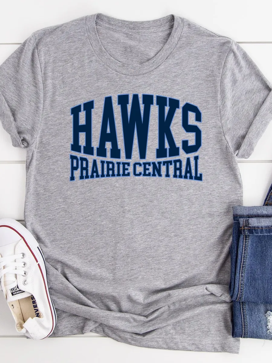 HAWKS Mascot Graphic Sweatshirt/Tee (Multiple Options)