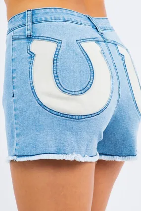 Horseshoe Denim Shorts