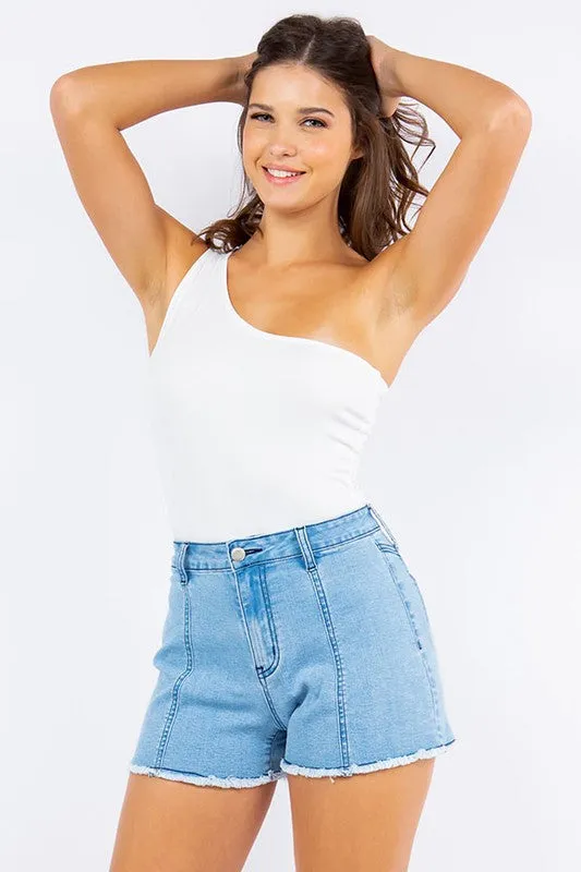 Horseshoe Denim Shorts