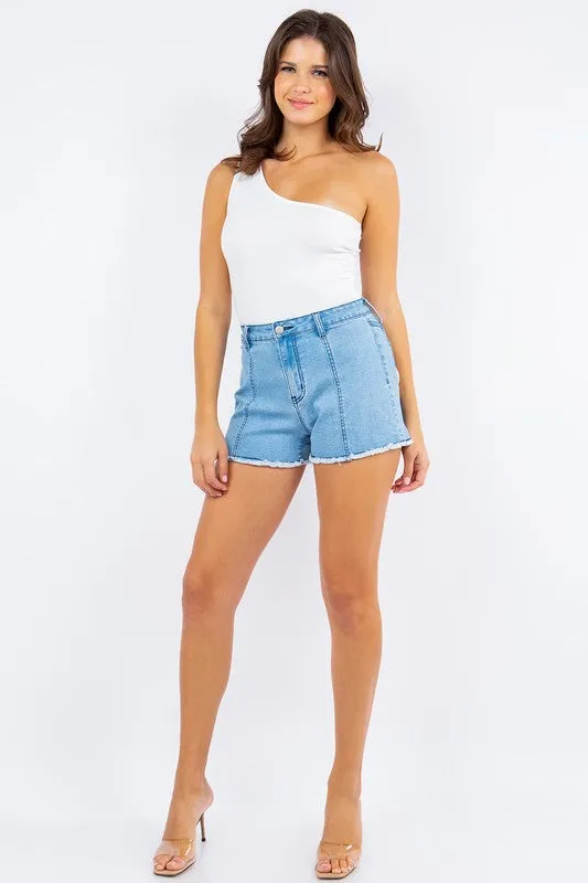 Horseshoe Denim Shorts