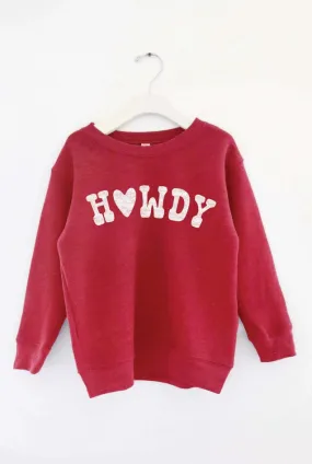 Howdy Toddler Unisex Graphic Sweatshirt