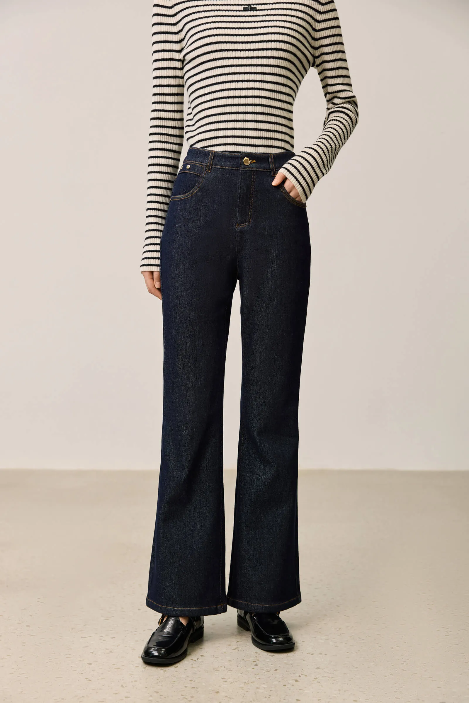 LILY Vintage Slimming Flare Jeans