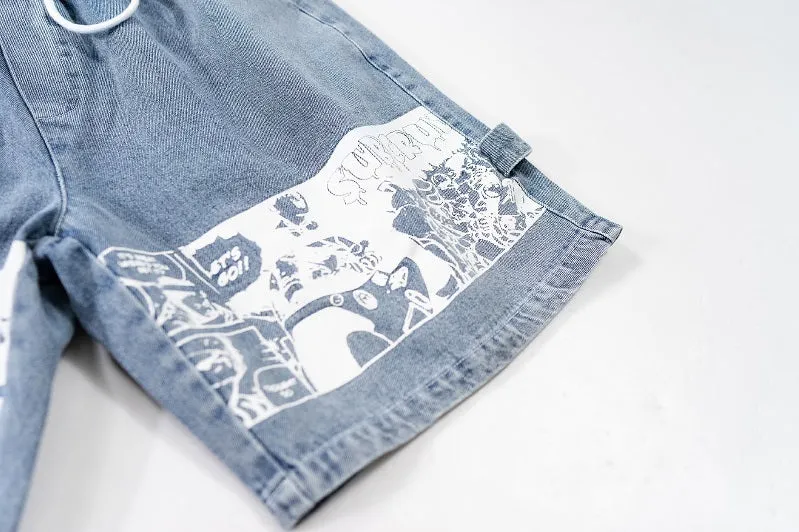 Manga - Denim Shorts