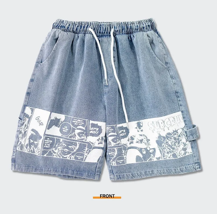 Manga - Denim Shorts