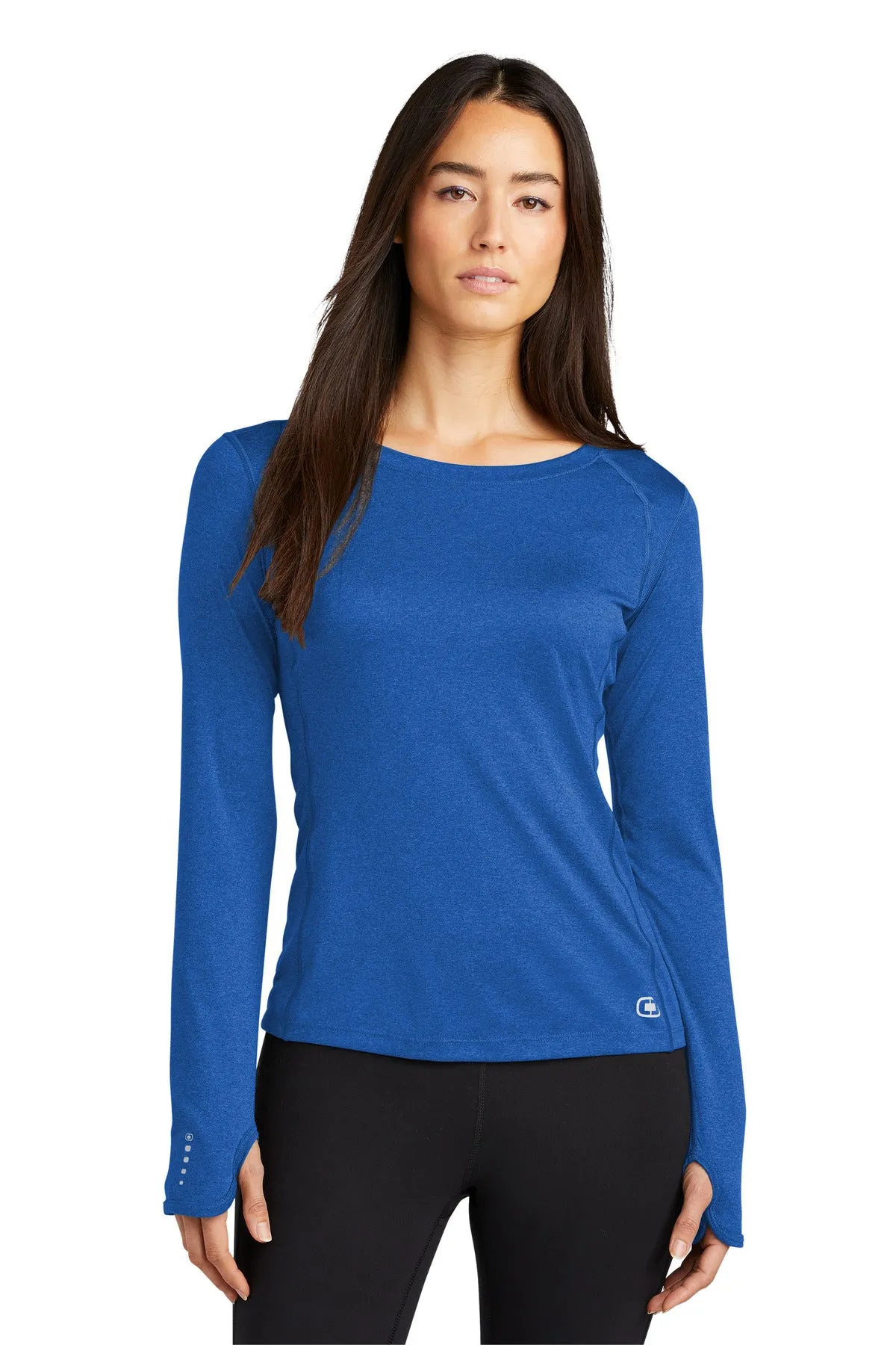 OGIO® ENDURANCE Ladies Long Sleeve Pulse Crew. LOE321