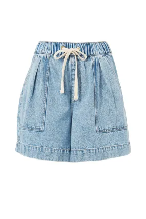 Relaxed Everyday Short - Vintage Blue Denim