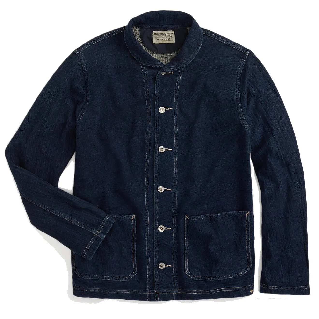 RRL by Ralph Lauren Indigo French Terry Jacket Indigo