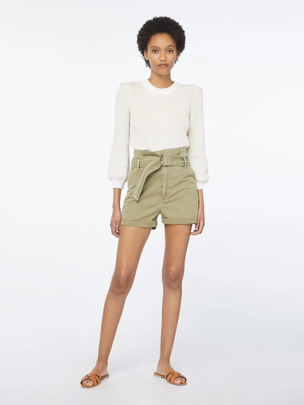 Safari Belted Short -- Washed O/D