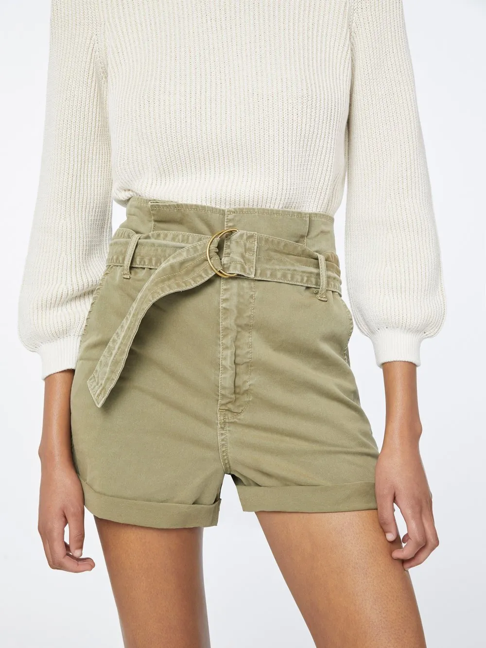 Safari Belted Short -- Washed O/D