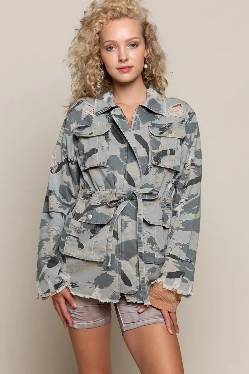 Sweet Caroline Camo Jacket