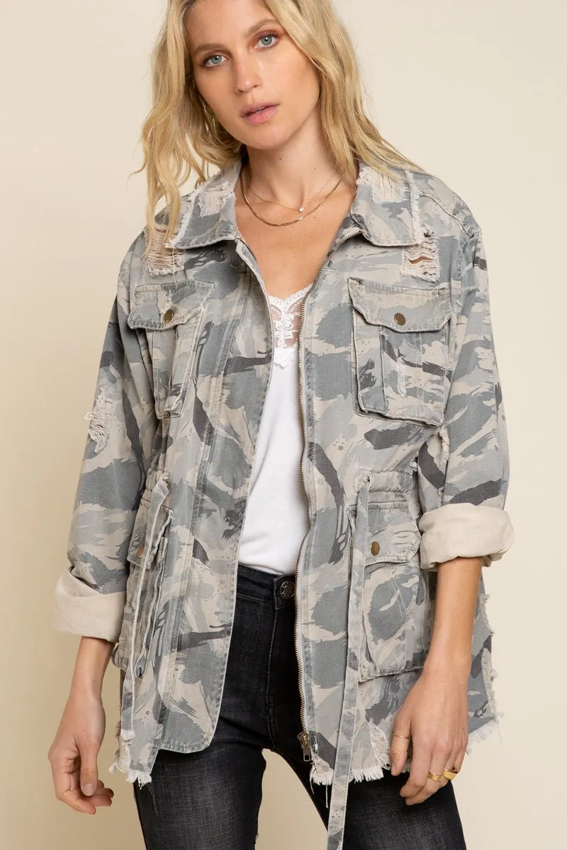 Sweet Caroline Camo Jacket