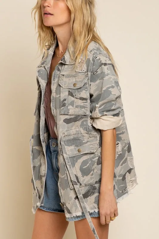 Sweet Caroline Camo Jacket