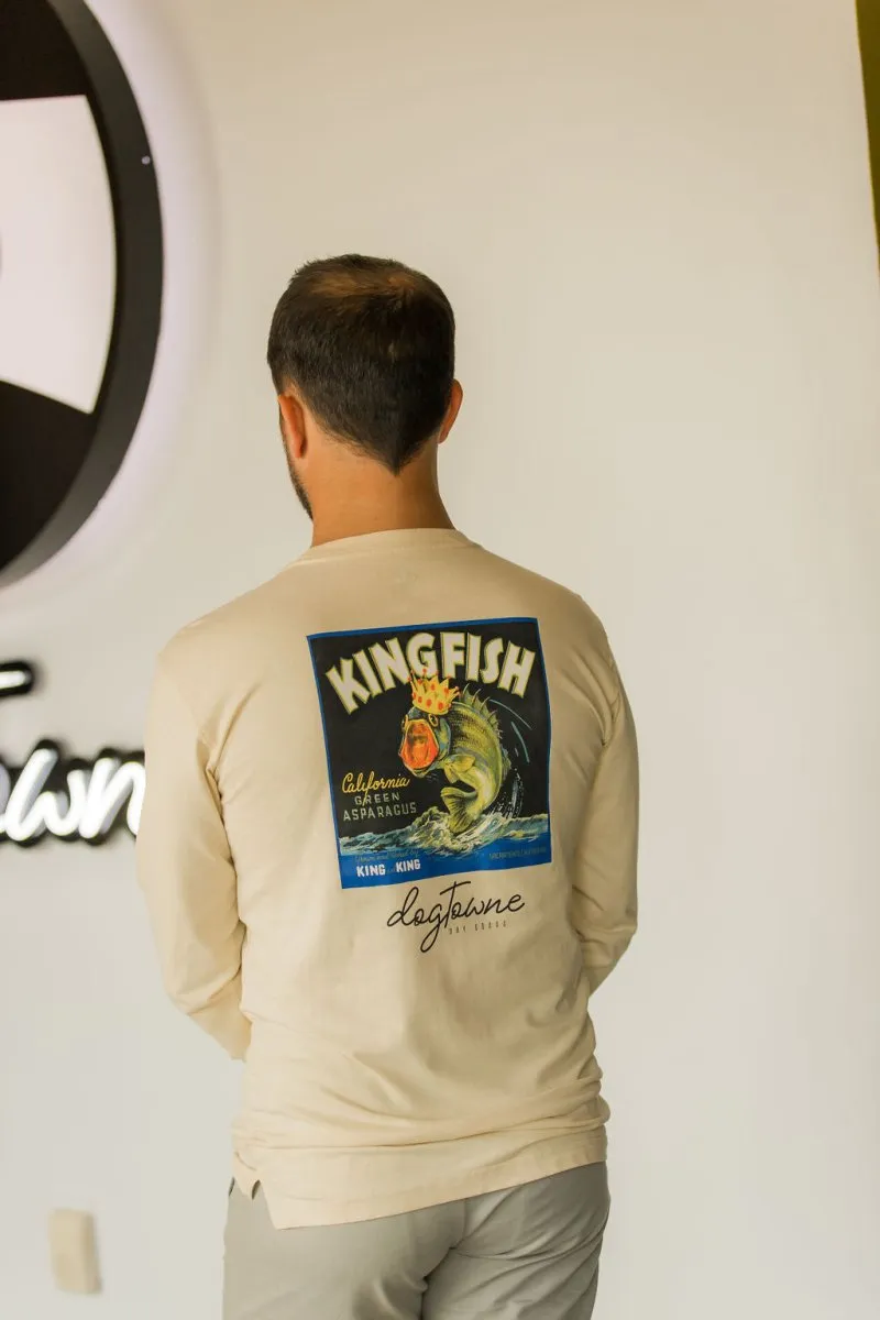 Vintage LS Cotton Tee - Kingfish